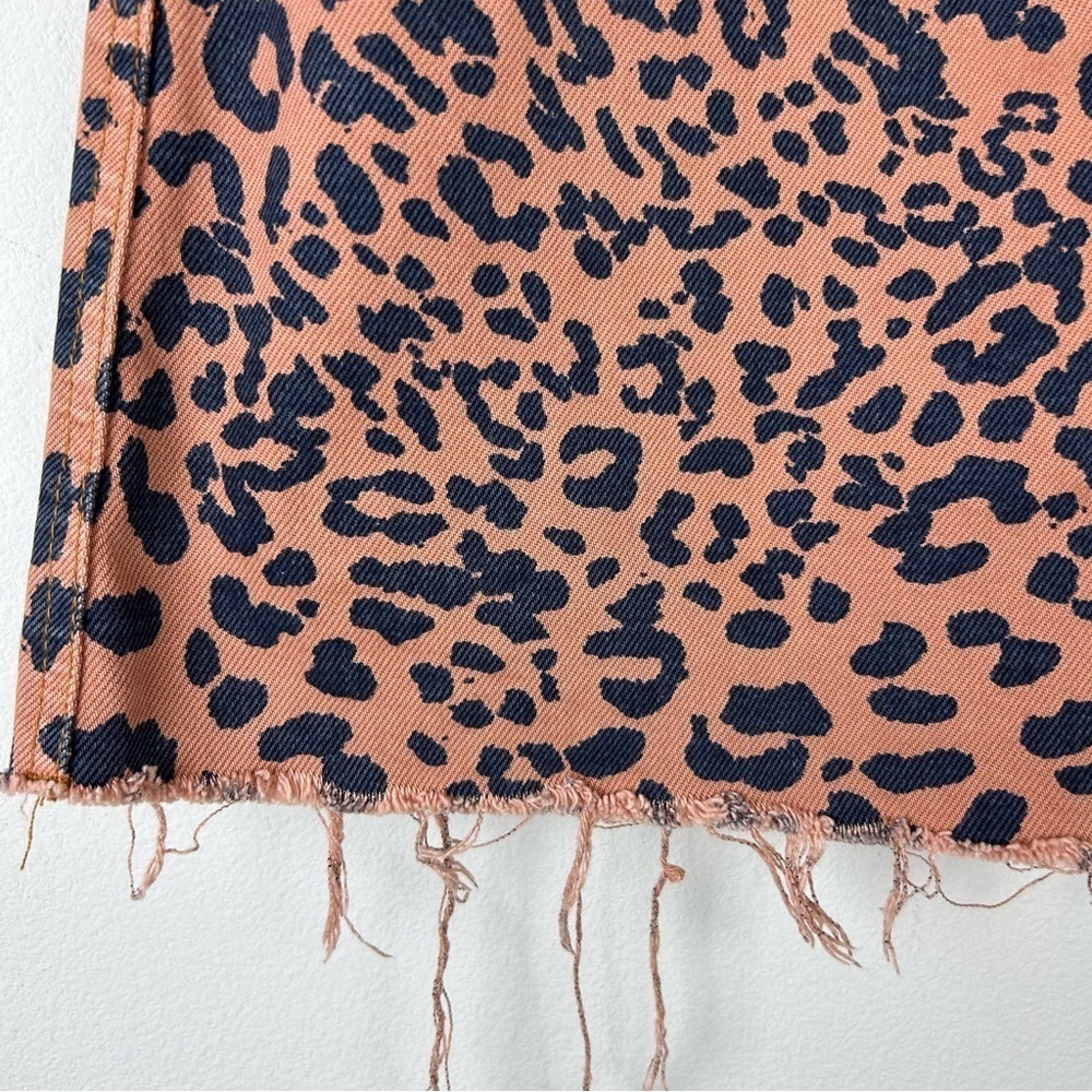 We the Free Free People zip front leopard skirt size: 28 - Picture 10 of 12
